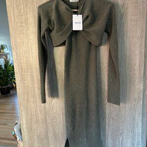Women's Nadeem 100 % Wool Cashmere Dress